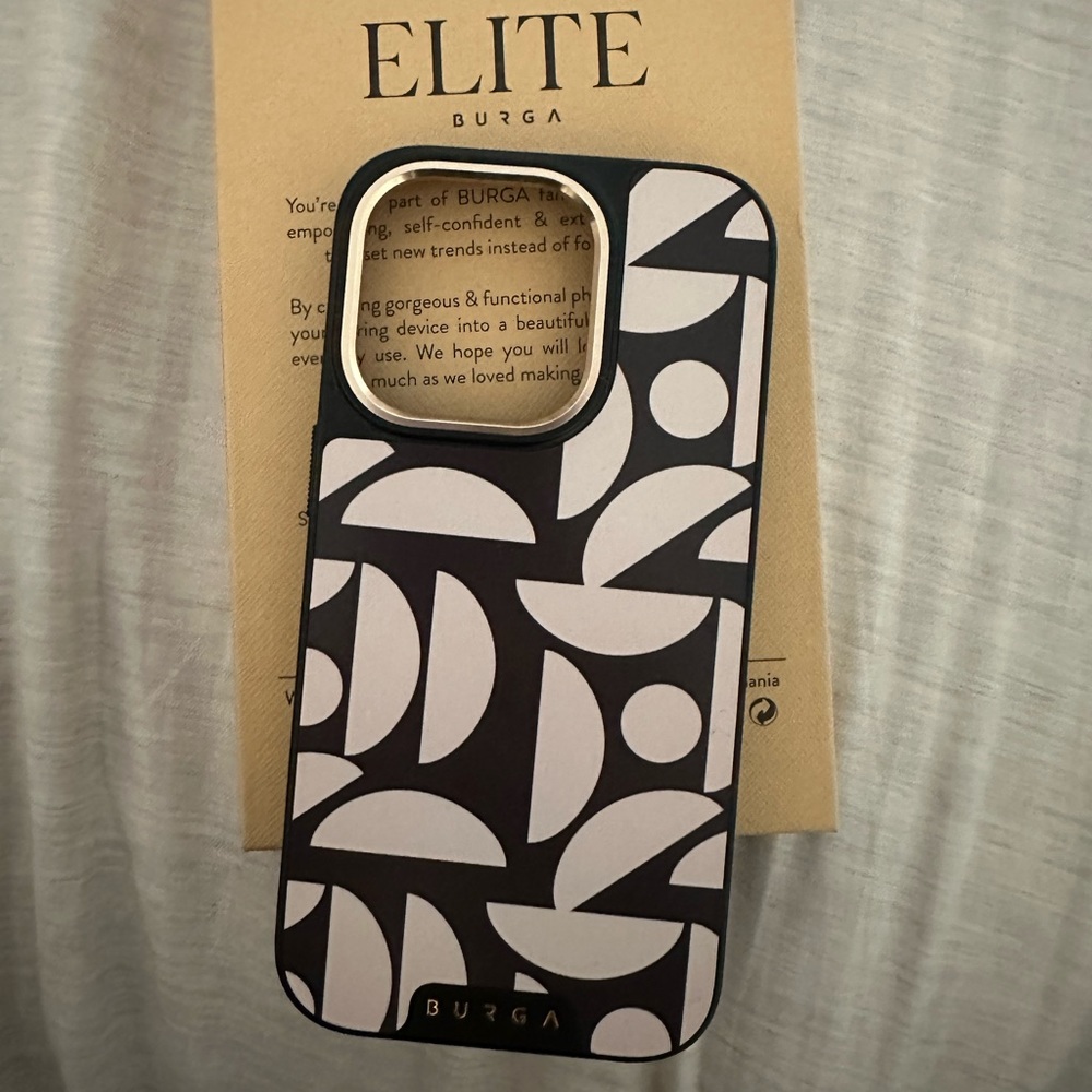 Burga iPhone 14 pro elite case - moonlight gold